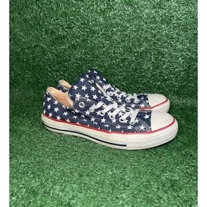 Vintage Converse CT AS American Flag Double Tongue USA Shoe Sneaker Y2K Womens 8